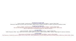 Desktop Screenshot of levantecaffe.it