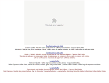 Tablet Screenshot of levantecaffe.it